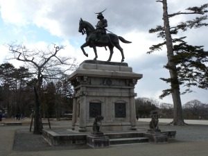 Sendai Castle ruins: Monument of ___